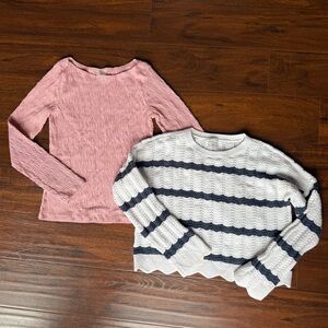 Abercrombie Kids Girls Sweater and Long sleeve size 13/14